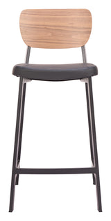 Ardenne Black & Brown Counter Stool (Set of 2) - Ornate Home