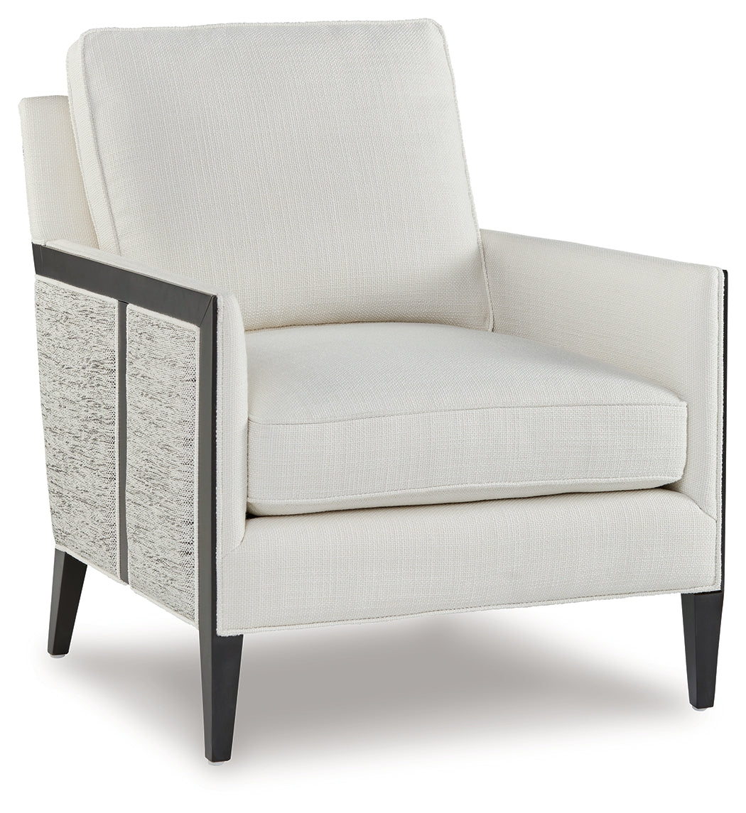 Ardenworth Black/Ivory Accent Chair - Ornate Home