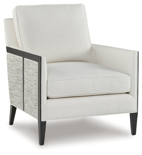Ardenworth Black/Ivory Accent Chair - Ornate Home