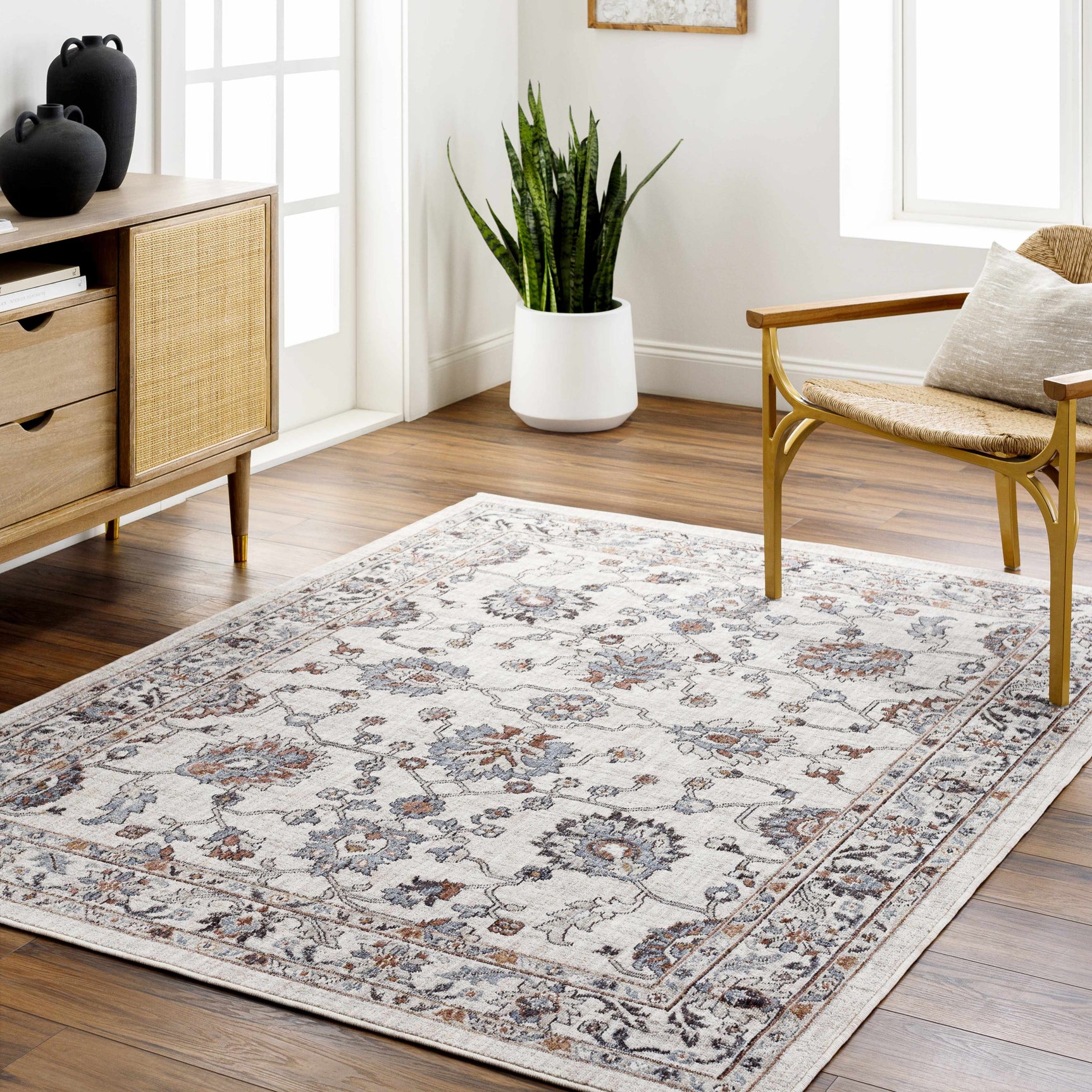Ardin Cream Outdoor Area Rug - Clearance - Ornate Home