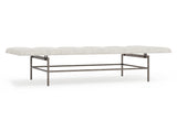 Ardmore White/Cream Fabric Bench - Ornate Home