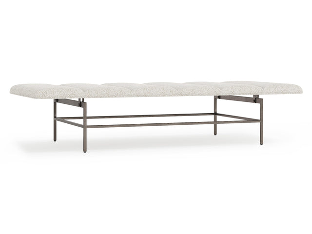 Ardmore White/Cream Fabric Bench - Ornate Home