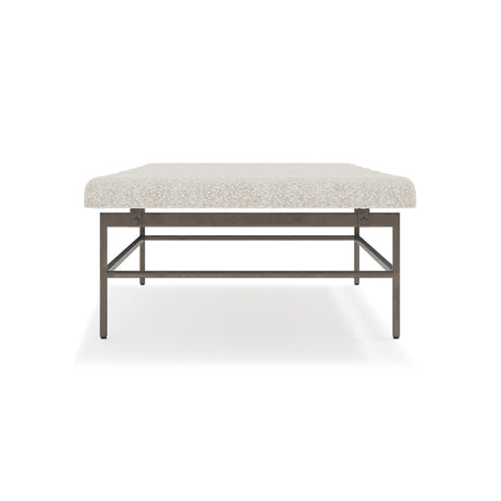 Ardmore White/Cream Fabric Bench - Ornate Home