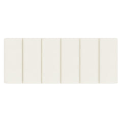 Ardmore White/Cream Leather Bench - Ornate Home