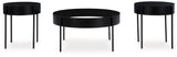 Ardoline Black 3pc Coffee Table Set (Online Special Price) - Ornate Home