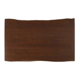 Ardor Gold/Walnut 60" Live Edge Acacia Wood Acacia Wood Dining Table - Ornate Home