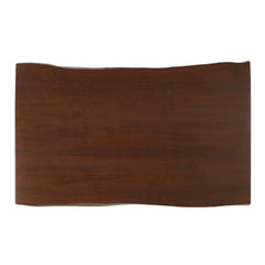Ardor Gold/Walnut 60" Live Edge Acacia Wood Acacia Wood Dining Table - Ornate Home