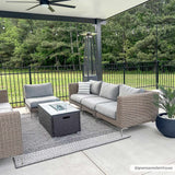 Areli Beige / Brown Outdoor Rug - Clearance - Ornate Home