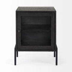 Arelius Black-Brown/Black Wood End/Side Table - Ornate Home