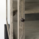 Arelius Gray/Black Wood End/Side Table - Ornate Home