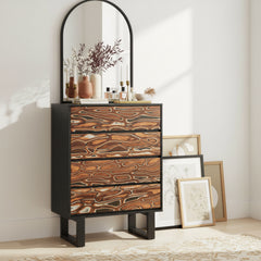 Aremi Brown & Black Chest - Ornate Home