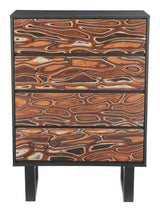 Aremi Brown & Black Chest - Ornate Home
