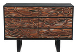 Aremi Brown & Black Dresser - Ornate Home