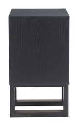 Aremi Brown & Black Nightstand - Ornate Home