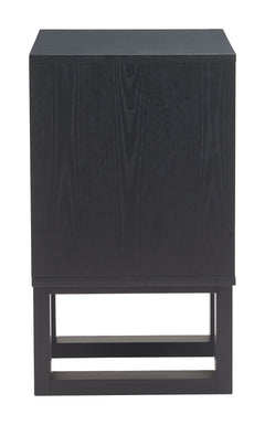 Aremi Brown & Black Nightstand - Ornate Home