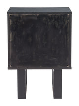 Aremi Brown & Black Nightstand - Ornate Home