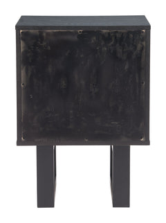 Aremi Brown & Black Nightstand - Ornate Home