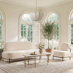 Arendal Vanilla Accent Chair - Ornate Home