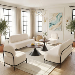 Arendal Vanilla Sofa - Ornate Home