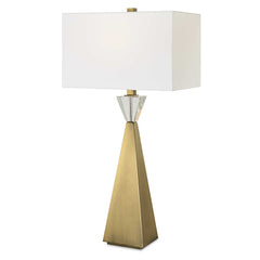 Arete Brass Modern Table Lamp - Ornate Home