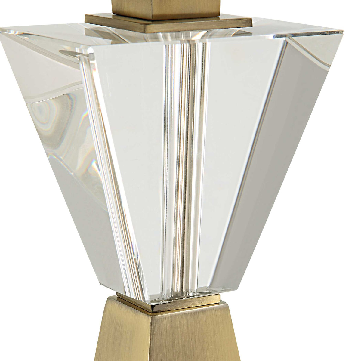 Arete Brass Modern Table Lamp - Ornate Home