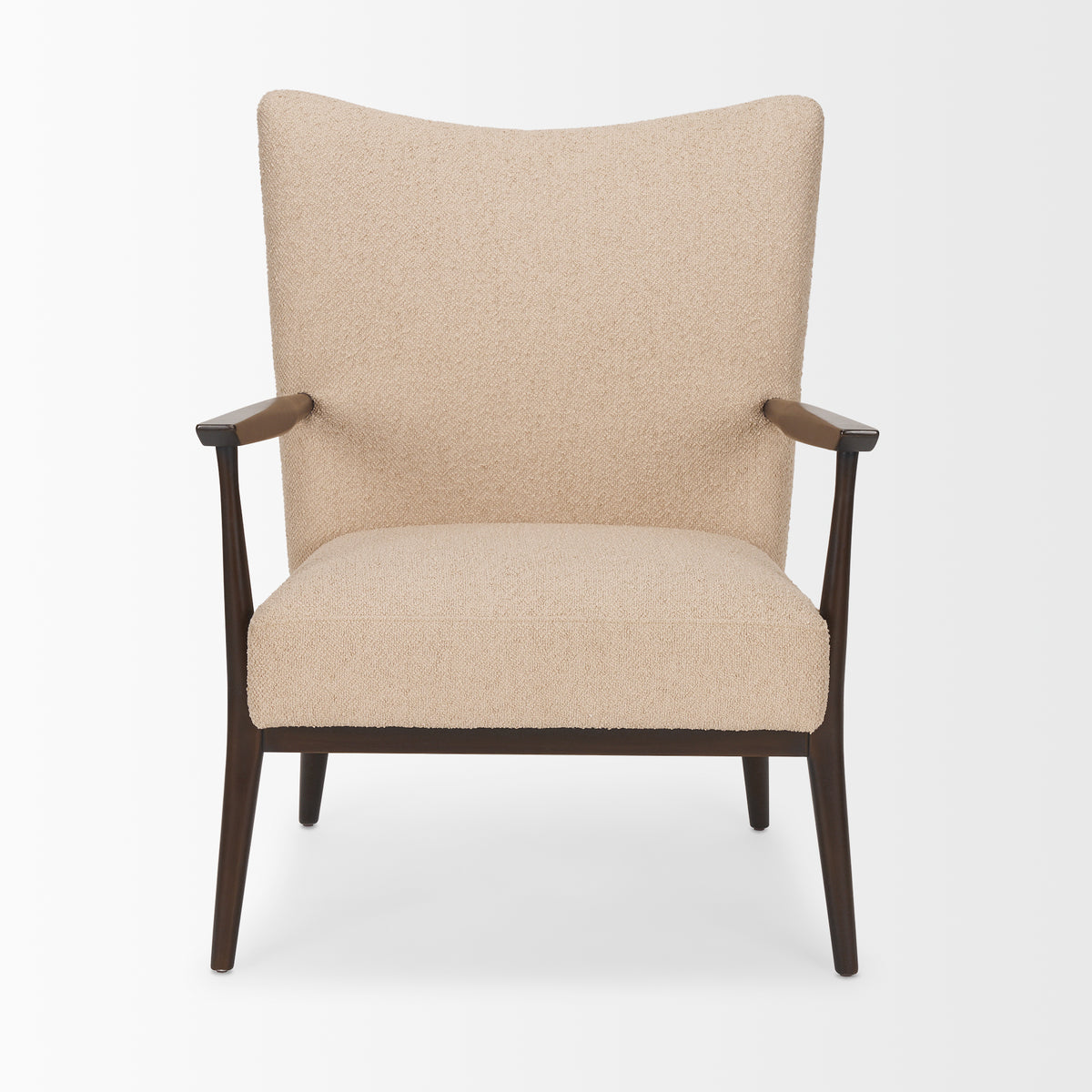 Argent Beige Boucle Accent Chair - Ornate Home