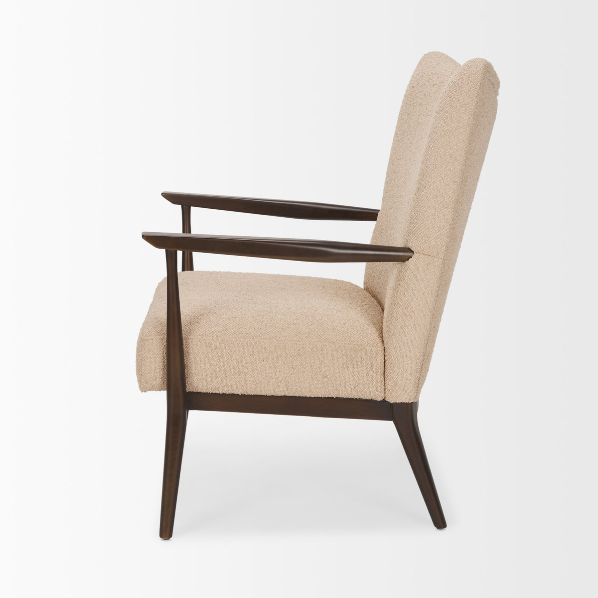 Argent Beige Boucle Accent Chair - Ornate Home
