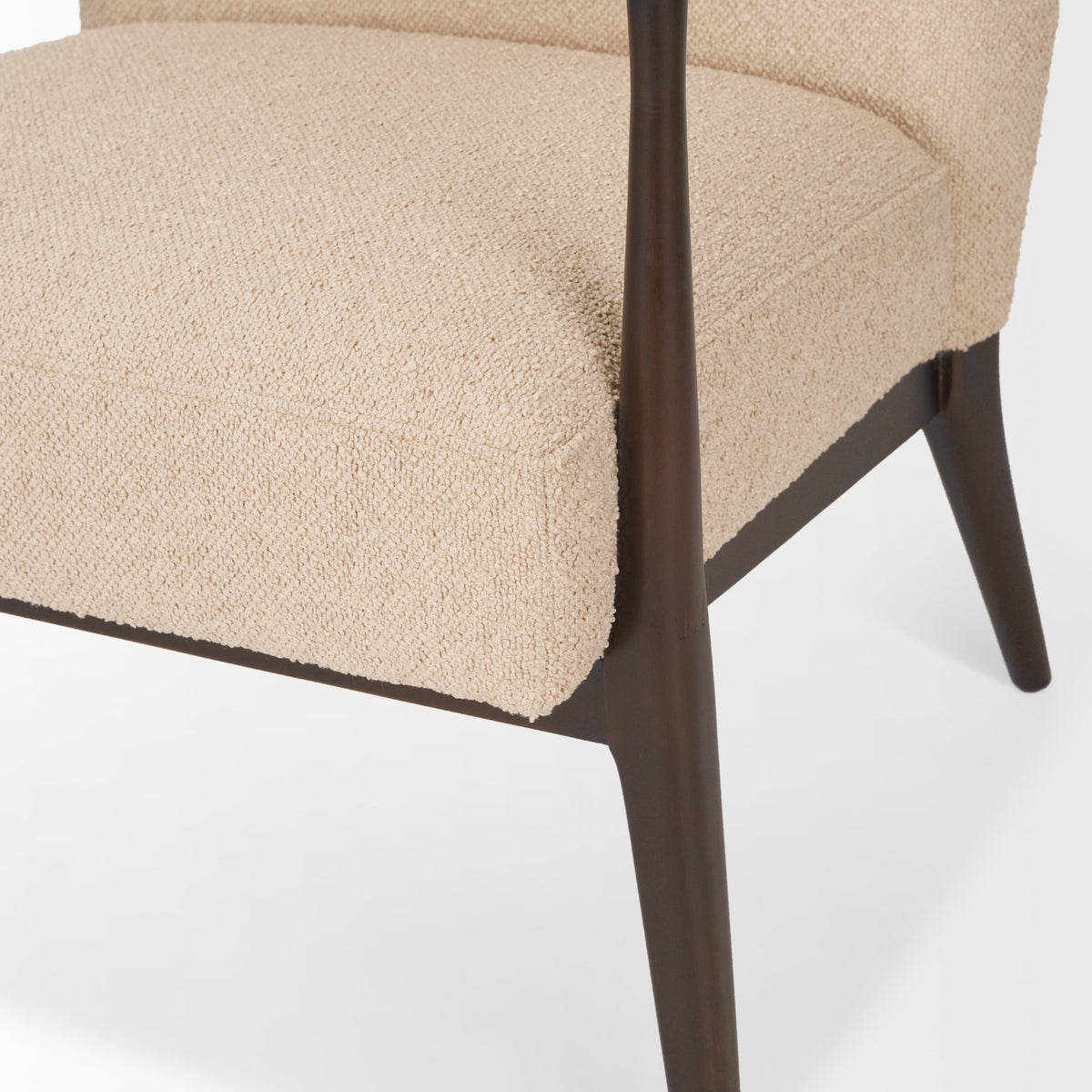 Argent Beige Boucle Accent Chair - Ornate Home