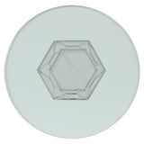 Argent Chrome/Silver Dining Table - Ornate Home