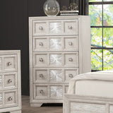 Argenthart Light Gray Queen 5 Piece Bedroom Set w/Chest - Ornate Home