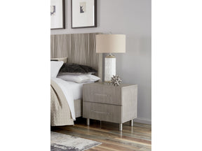 Argento Nightstand in Misty Grey - Ornate Home