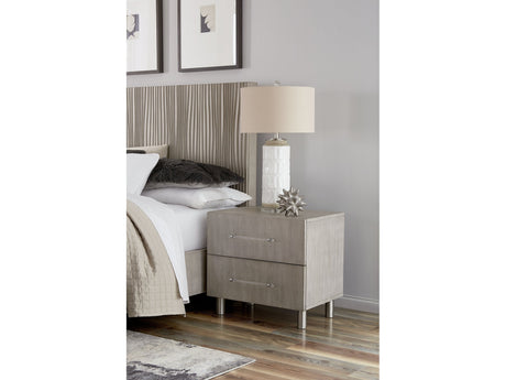 Argento Nightstand in Misty Grey - Ornate Home