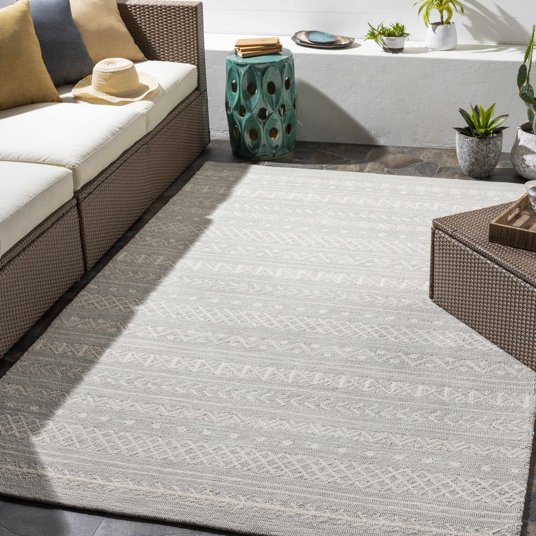 Argenton Outdoor Area Rug - Clearance - Ornate Home