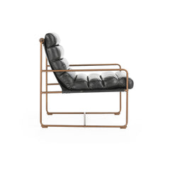 Argo Black Accent Chair - Ornate Home