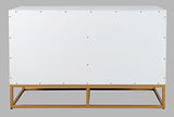 Argyle Glen White/Gold 50 Accent Cabinet - Ornate Home