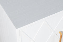 Argyle Glen White/Gold 60 Accent Cabinet - Ornate Home