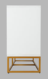 Argyle Glen White/Gold 60 Accent Cabinet - Ornate Home