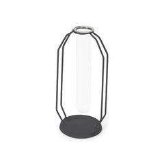 Aria Black Metal and Glass Decorative Accent - Ornate Home