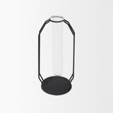 Aria Black Metal and Glass Decorative Accent - Ornate Home