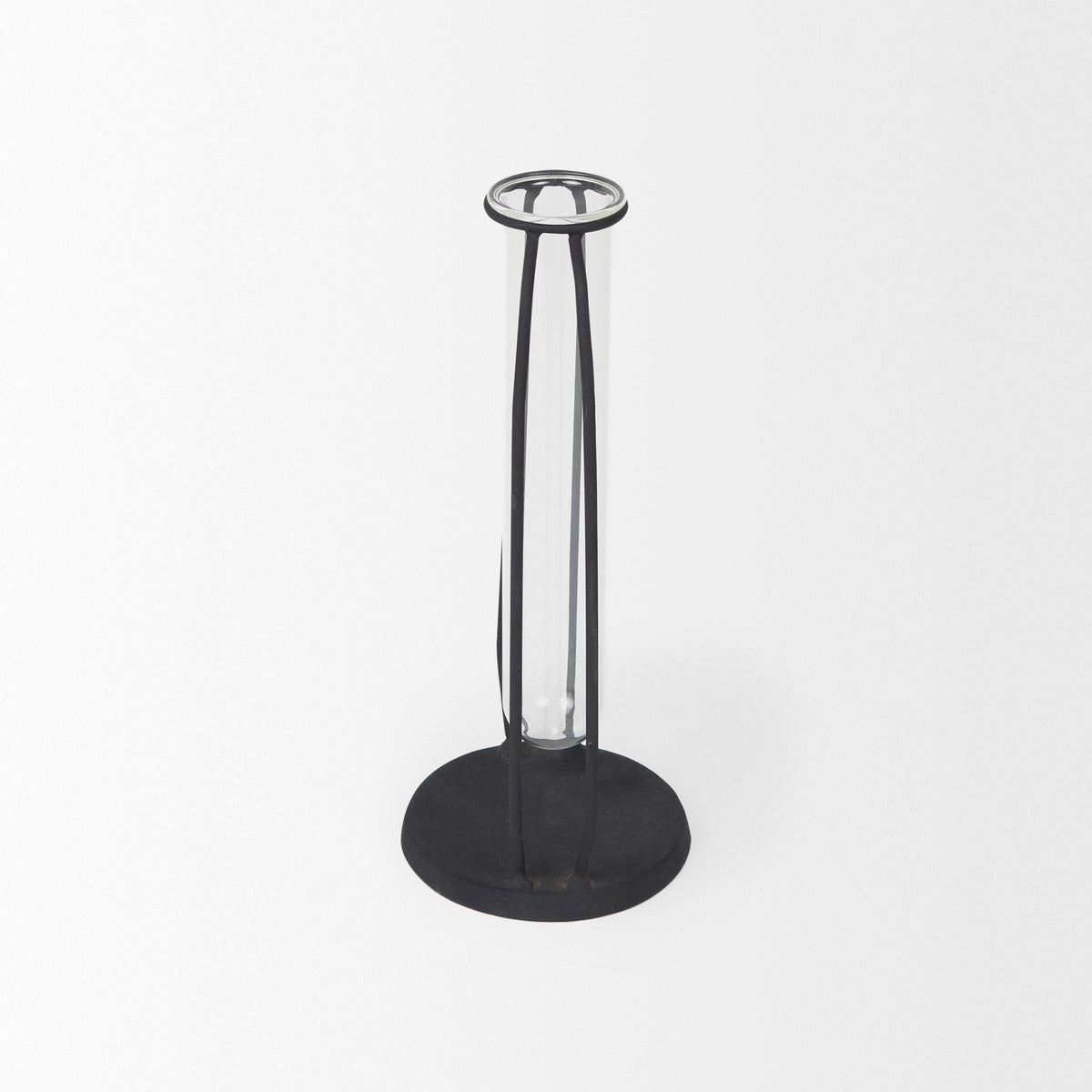 Aria Black Metal and Glass Decorative Accent - Ornate Home