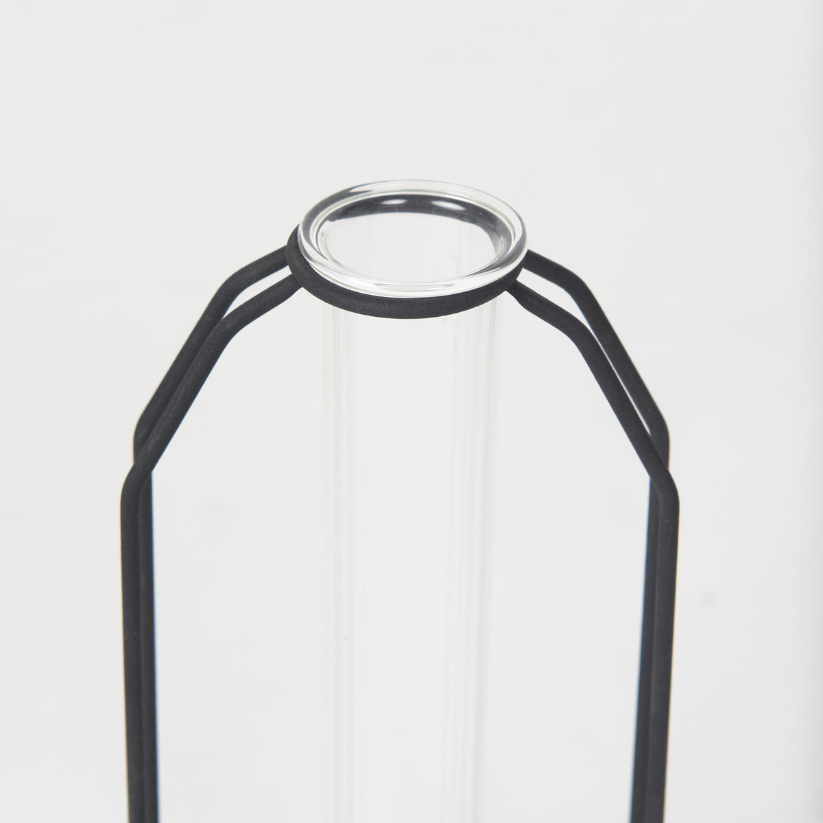Aria Black Metal and Glass Decorative Accent - Ornate Home