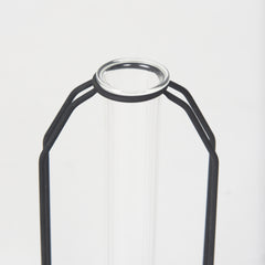 Aria Black Metal and Glass Decorative Accent - Ornate Home