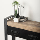 Aria Black Metal and Glass Decorative Accent - Ornate Home