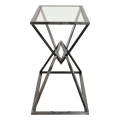 Aria Black Rectangle Console Table - Ornate Home