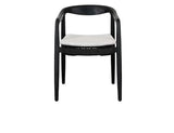 Aria Black/Sand Outdoor Dining Chair (Set of 2) - Ornate Home