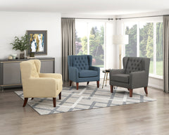 Aria Brown Accent Chair - Ornate Home