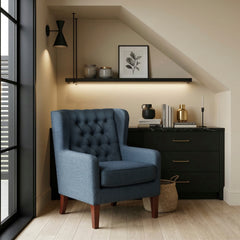 Aria Brown Accent Chair - Ornate Home
