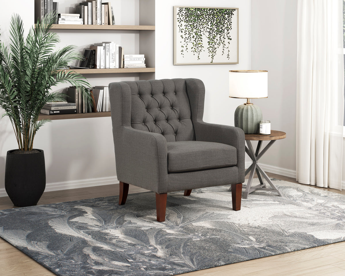 Aria Pink Accent Chair - Ornate Home