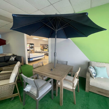 Aria Plains Brown Outdoor Dining Table - Ornate Home