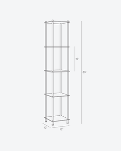 Aria Shelf Lamp - Ornate Home